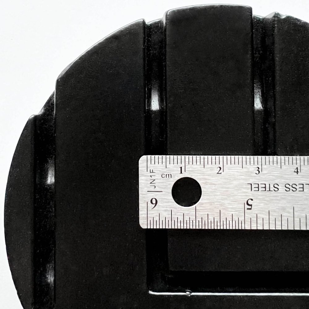 Black CONCRETE/Stone Round Display/RING HOLDER - Picture 6 of 6
